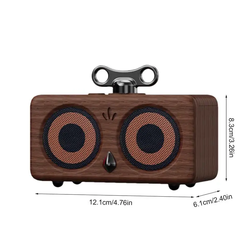 Altavoces inalámbricos portátiles Diseño de búho Estéreo inalámbrico Altavoz para deportes al aire libre Sonido estéreo fuerte resistente al agua Bajos profundos Todo el día