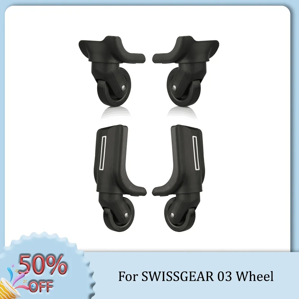 For SWISSGEAR 03 Luggage Wheel Replacement Parts 360° Swivel Wheels Quiet and Smooth Luggage Swivel Wheel Replacement Parts