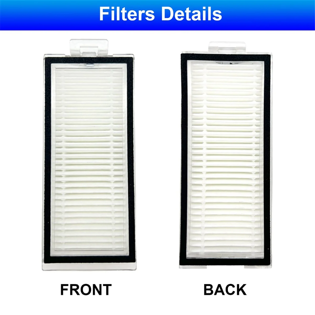 การเปลี่ยนตัวกรองเข้ากันได้สําหรับ Max+,,+, Max, Q5 Pro+, Q5 Pro, Q8 Max, Q8 Max+ เครื่องดูดฝุ่นหุ่นยนต์