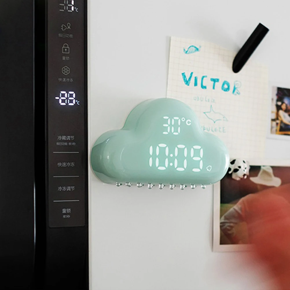 

Super Silent Alarm Clock Ultra-Quiet LED Display 900mAh Eco-Friendly Table Desk Creative for Families