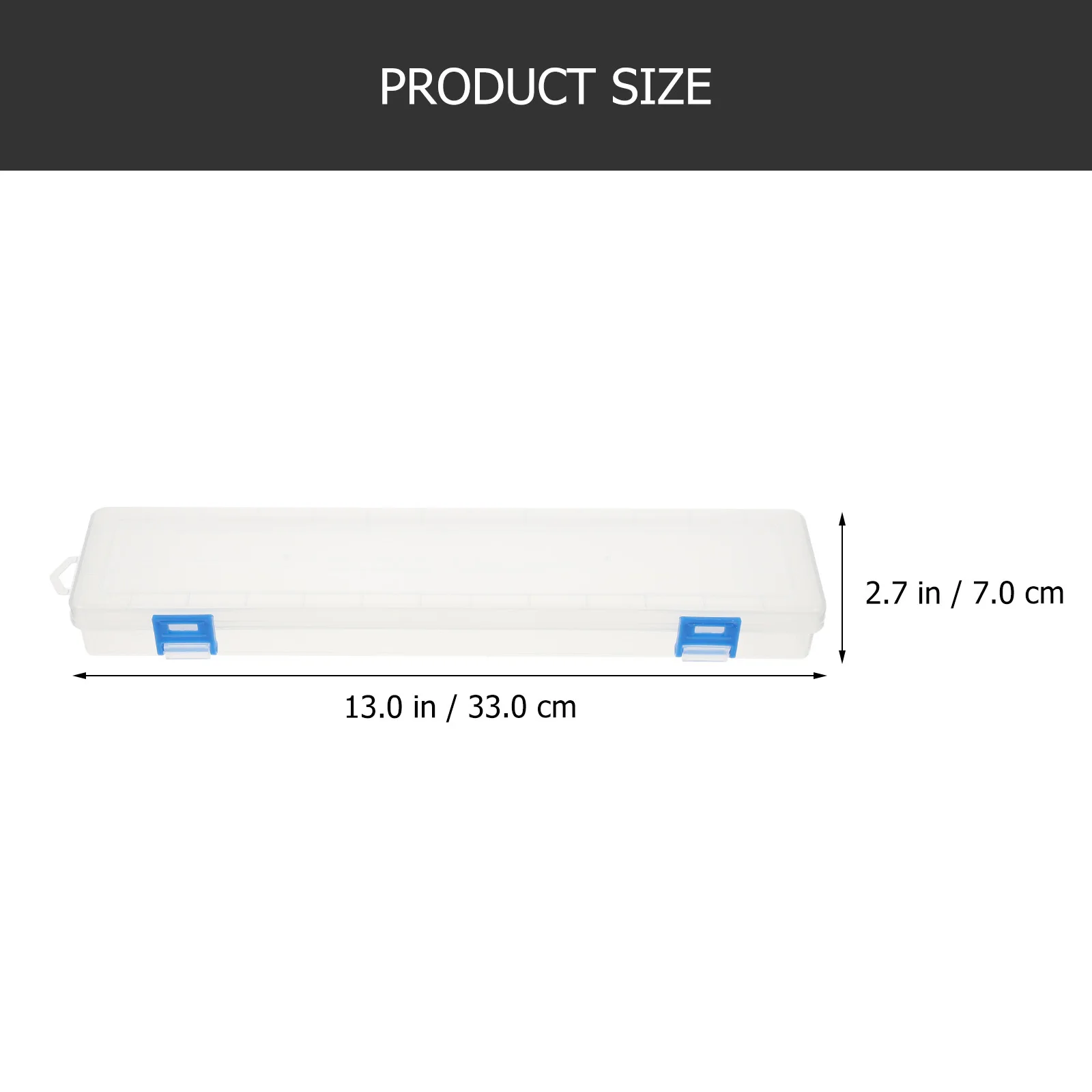 

8Pcs Paint Brush Storage Box Clear Sturdy Plastic Watercolor Pen Case for Drawing Painting Supplies Organization School Art