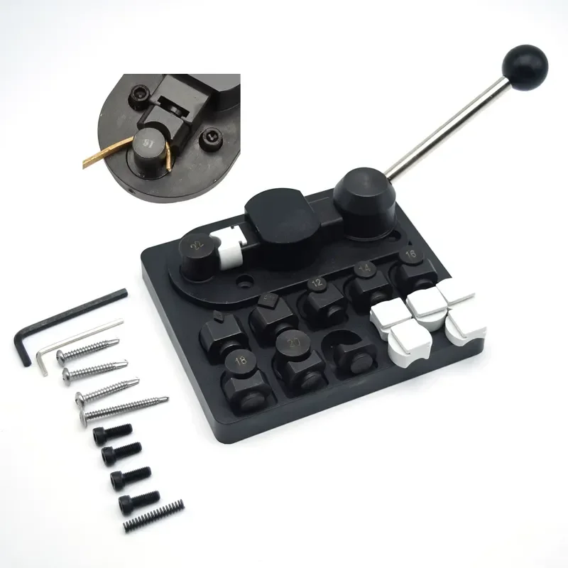 Manually Steel Metal Shaping Bender Goldsmith Ring Bending Tool Set Making Machine for Jewelry Making
