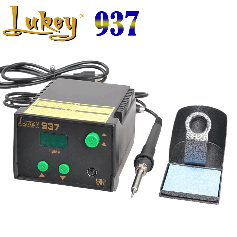 LUKEY Lake 937 digital display constant temperature welding table 65w temperature control electric soldering iron