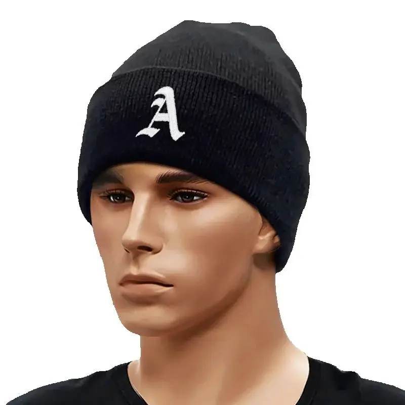 Winter Running Hat Warm Thickened Knitted Hip Hop Skull Cap Windproof Women Men Outdoor Sports Hiking Elastic Beanie Hat
