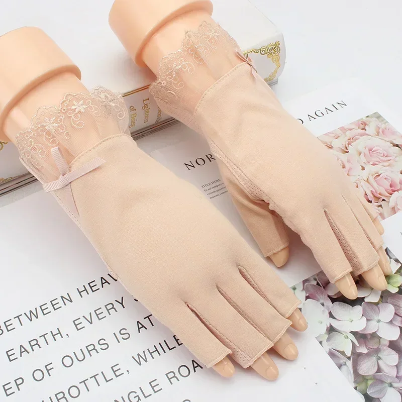 UV 차단 네일 장갑 UV 젤 쉴드 장갑 손가락 없는 매니큐어 네일 아트 도구 LED 램프 네일 건조기 방사선 차단 핸드