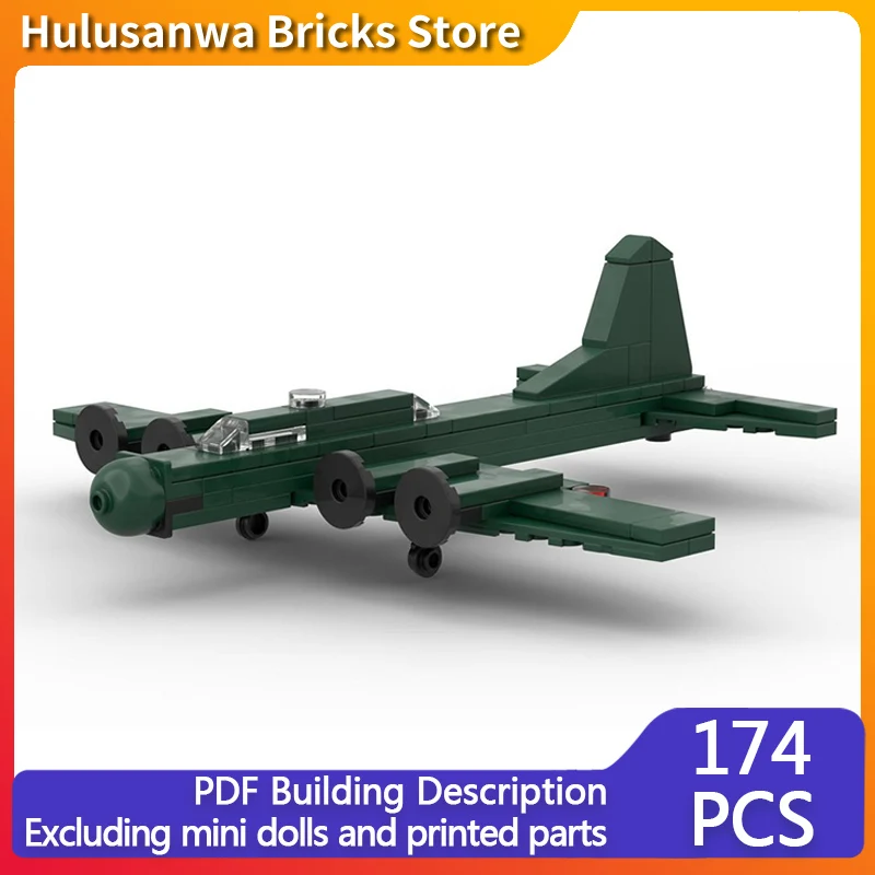 

Micro B-17 летающая крепость, истребитель, модель MOC, строительные кирпичи, военное оборудование, модульные технологии, подарки, праздничные детские игрушки