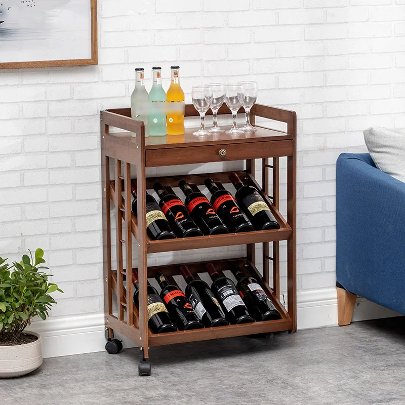 Mobili per vino da pavimento per sala da pranzo in stile europeo cassettiera moderna per Hotel Bar Wine Rack Stand Vitrina mobili per la casa