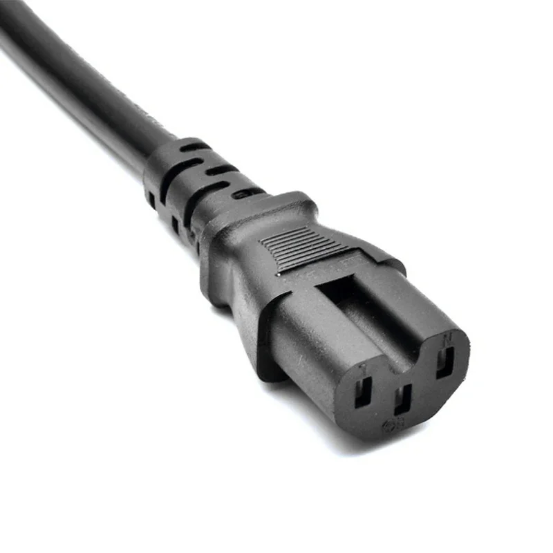 Type E Power Cable Cord IEC320 C15 2 Prong 1.5m 3x0.75mm² EU Plug Power Extension Cord For Electric Frying Pan UPS PDU Servers