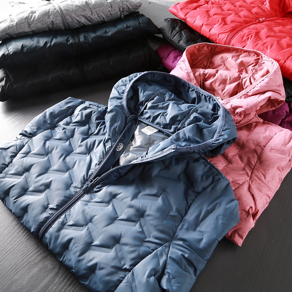 

Уличное водонепроницаемое тканевое пуховое пальто с капюшоном, легкое дышащее светоотражающее пальто для весны, осени и зимы