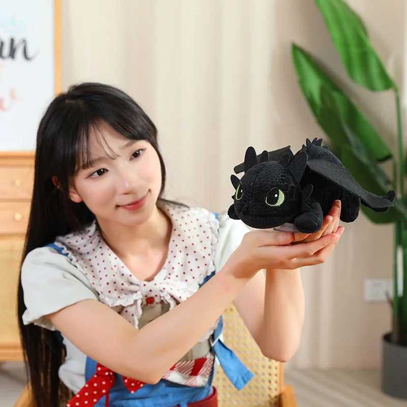 歯のないドラゴンぬいぐるみ抱き枕 かわいい ヒックとドラゴン ぬいぐるみ ソフト カワイイおもちゃ 装飾用抱き枕クッション