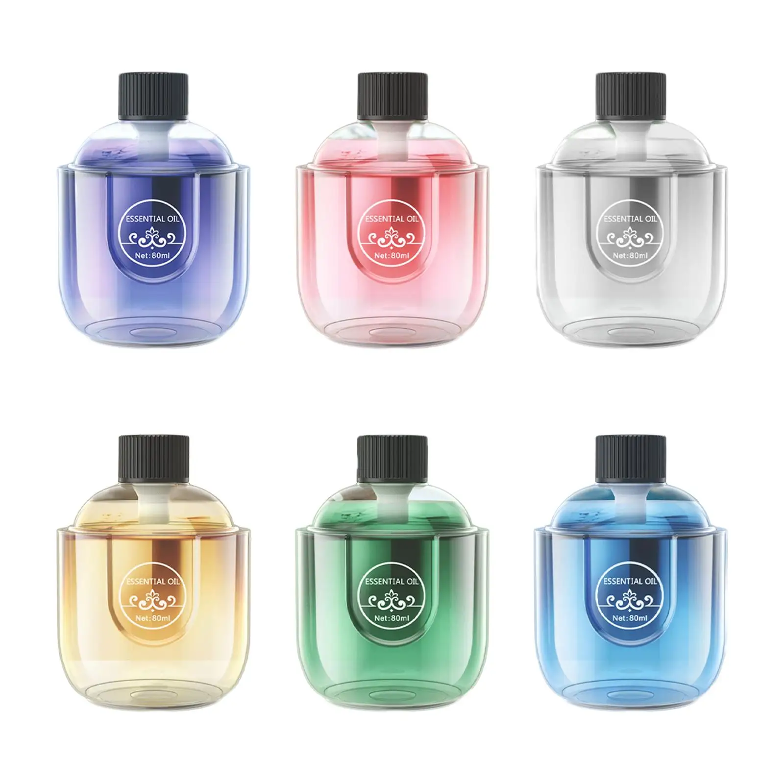 Olio essenziale per diffusore 80ml olio aromatico portatile per lavanderia auto per uso domestico