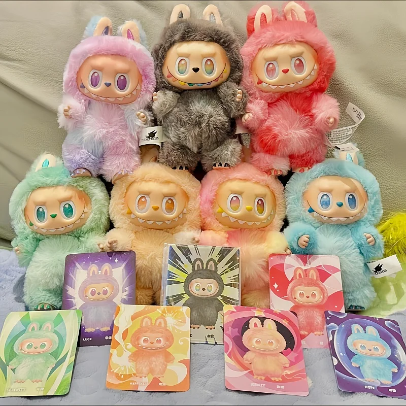 

1:1 High Quality Anime Figure Labubu High Energy Serie A Head Vinyl Blind Box Pendant Doll Toy Cute Monster Replica Birthday Gif