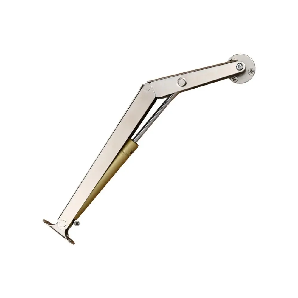 Metal Gas Struts Heavy Duty Hydraulic Soft Close Hinges Pneumatic Automatic Slow Lowering Lid Support Hinges Furniture Cupboard