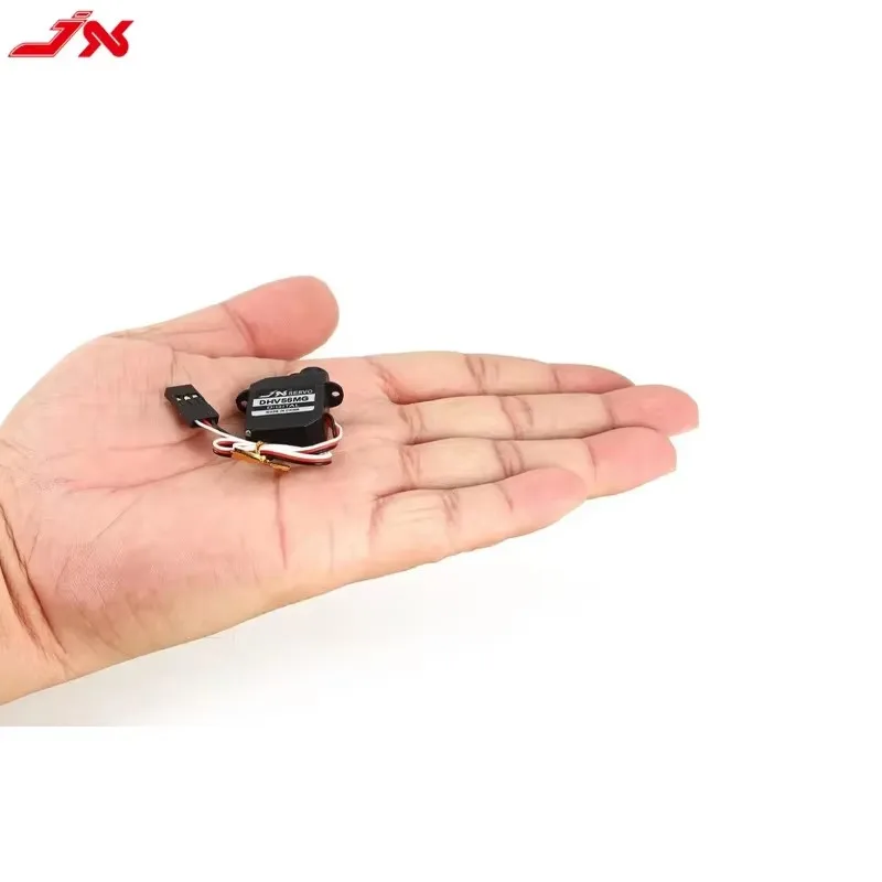 JX PDI-DHV56MG 1,2 kg Torque Motor Sin Núcleo HV Metal Gear 5,6g DC4.8 ~ 7,4 V Servo para RC avión de ala fija coche Robot brazo