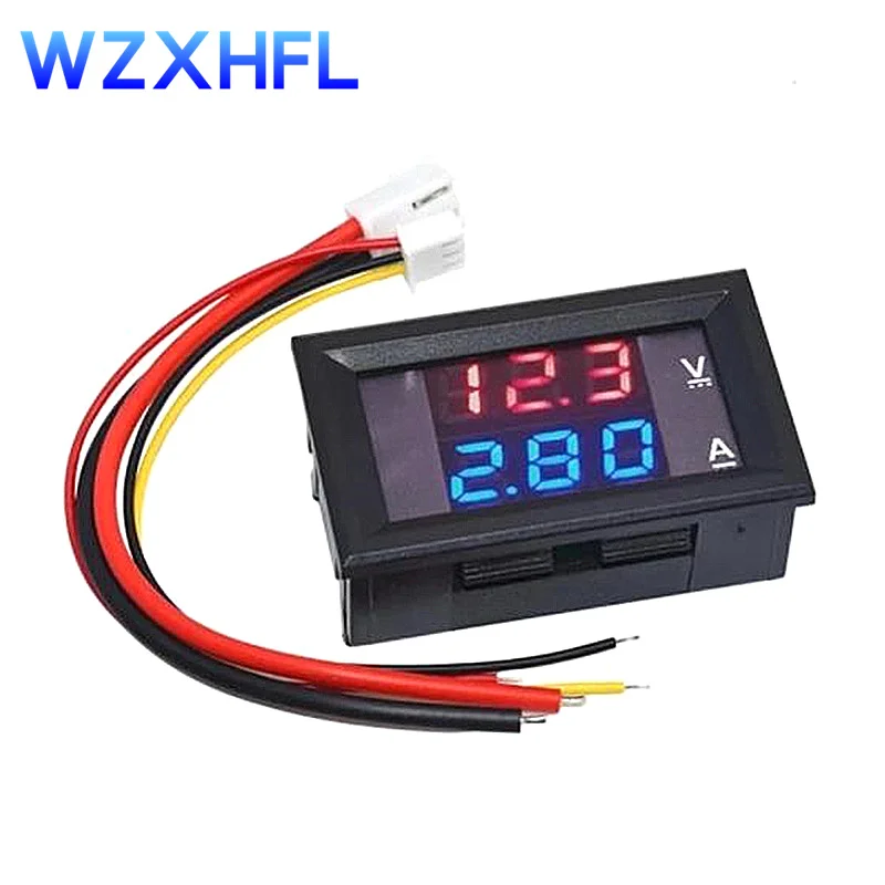 DC 0-100V 10A Digital Voltmeter Ammeter Dual Display Voltage Detector Current Meter Panel Amp Volt Gauge 0.28