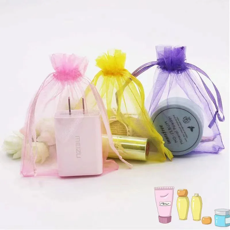 

100pcs 10×15cm Gift Organza Bags Organza pouches Wedding Party Decoration Gift bolsa Display Packaging Jewelry Pouches