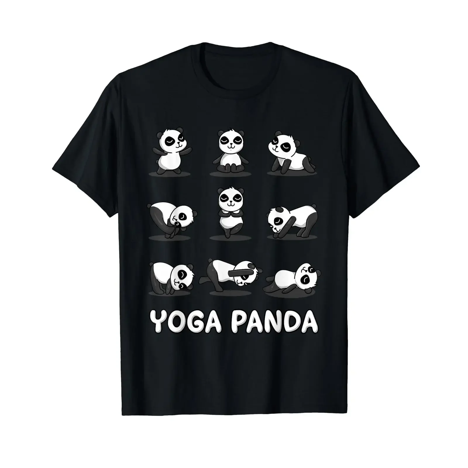 Lustiges Panda Yoga T Shirt Zen Bär Meditation Liebhaber Preisgünstiges Grafik vintage Washed Soft Breathable Unisex Stretched