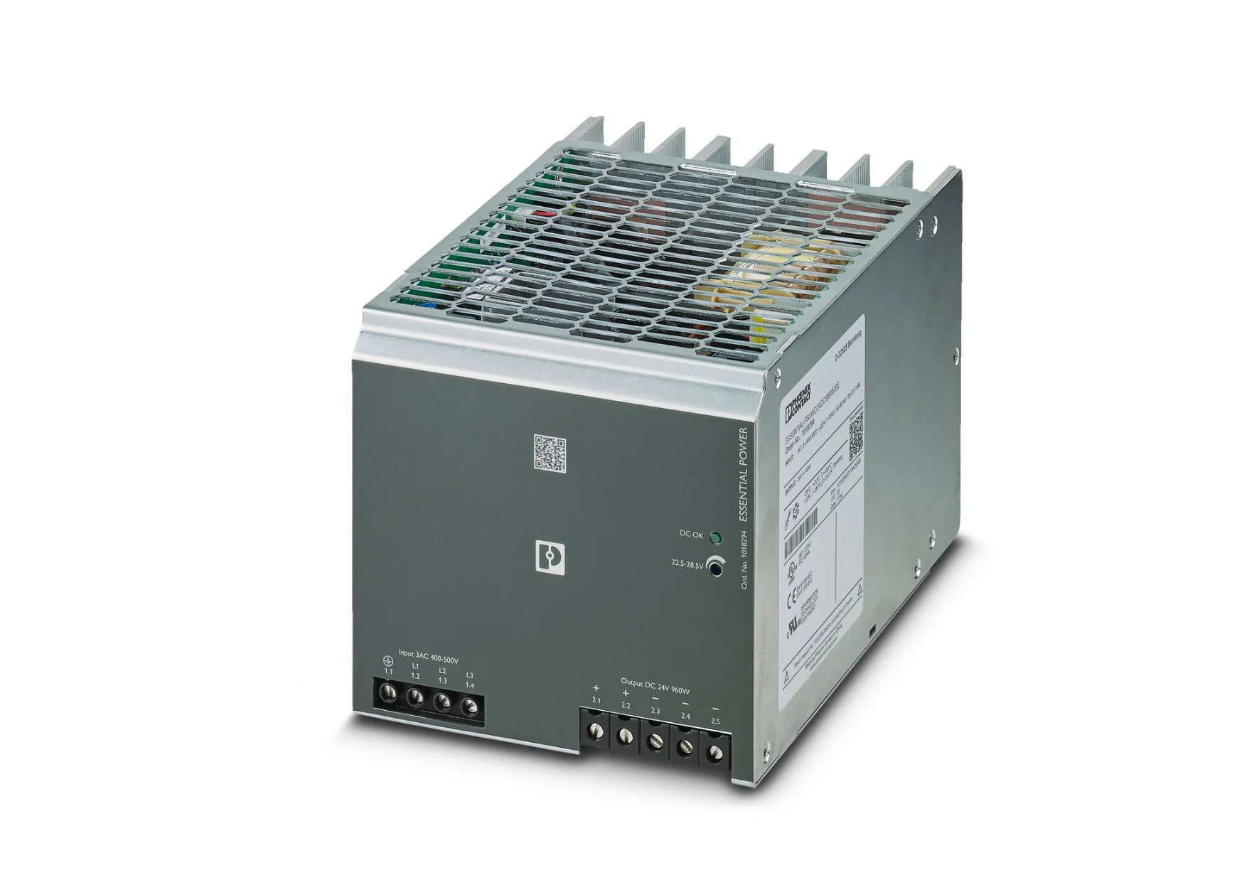 

PhoenixESSENTIAL-PS/3AC/24DC/960W/EE 1018294