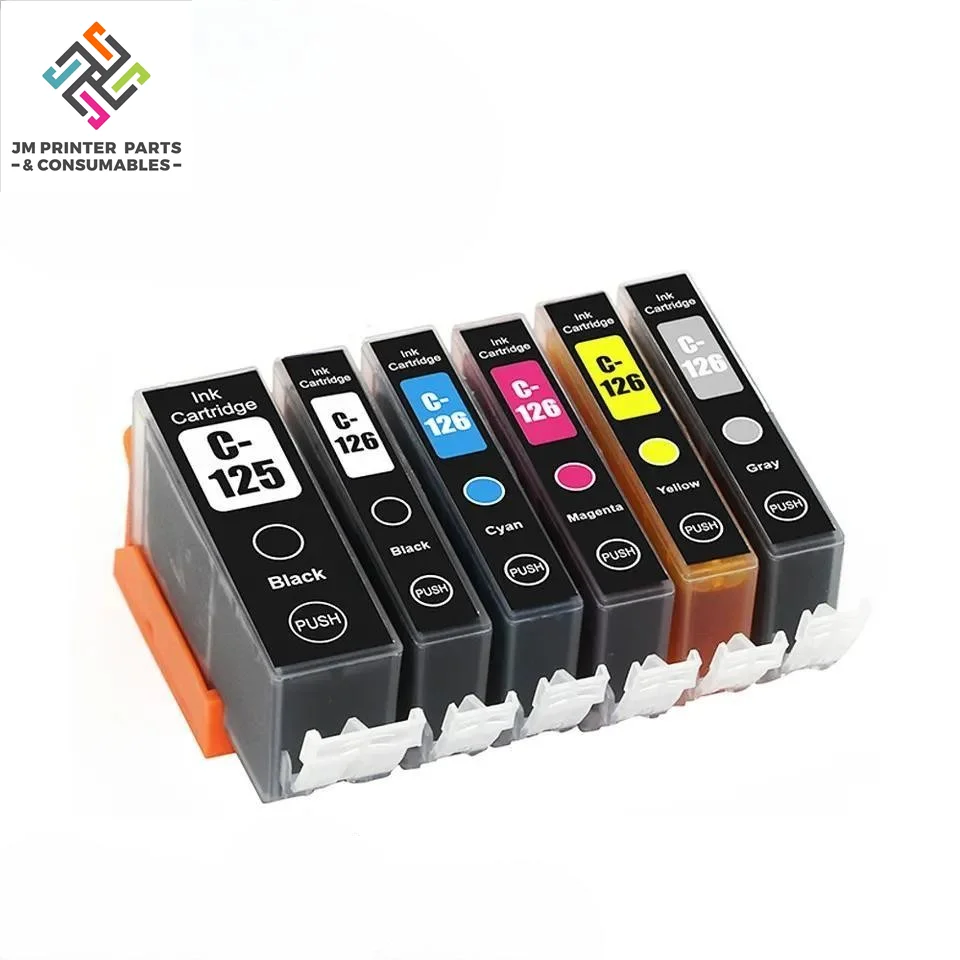 JM PGI-125 PGI125 CLI-126 CLI126 Compatible Printer Ink cartridge for Canon PIXMA IP4810 MG6110 cartuchosr