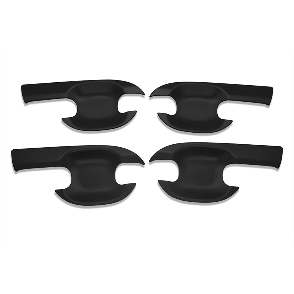 ABS Matte Black Outer Door Bowl Cover Pickup Styling Accessories For Isuzu D-MAX Dmax 2021 2022 Door Bowl Frame Trim