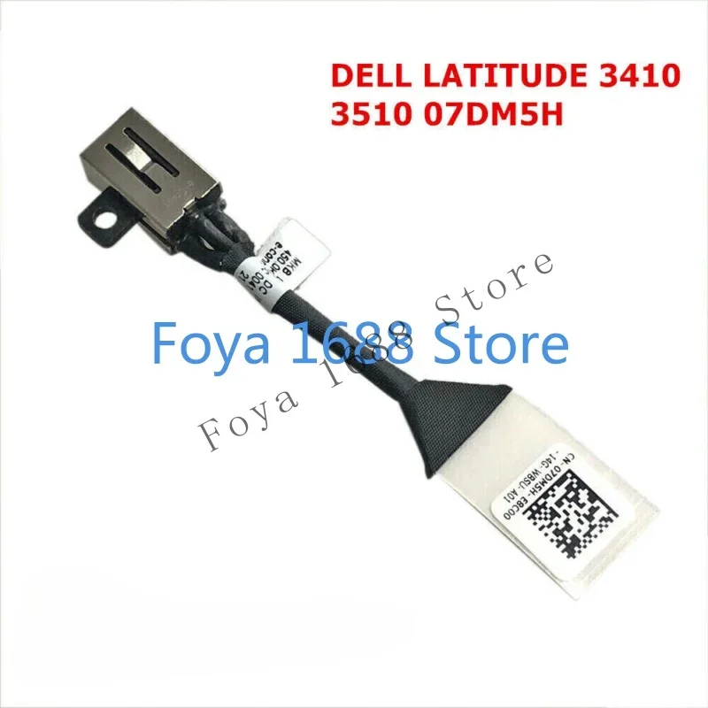 WYORESY 10X DC Socket For Dell Latitude 3410 3510 DC Power Jack 07DM5H 450.0KD0C.0041