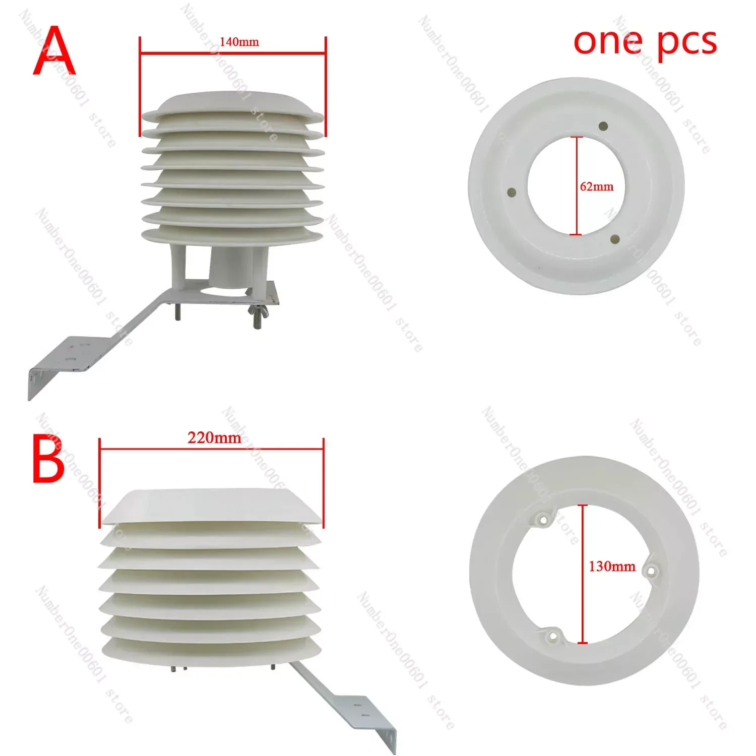 

ABS Solar radiation shield weather station projector 4-20 floors