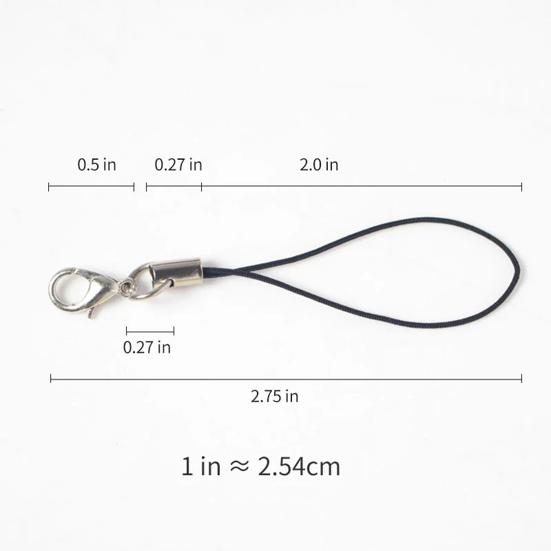 1-20Pcs Hand Wrist Lanyard for Cellphone Lanyard Lariat Cords Lobster Clasp Rope Keychains Hooks Mobile Phone Strap String