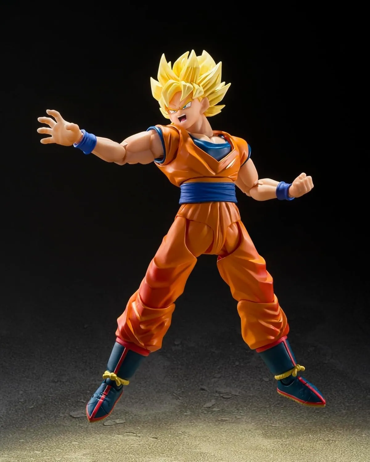 متوفر في المخزون S.H.Figuarts Shf Super Saiyan Son Goku The Games Begin Action Figure Toy Model Gift #4
