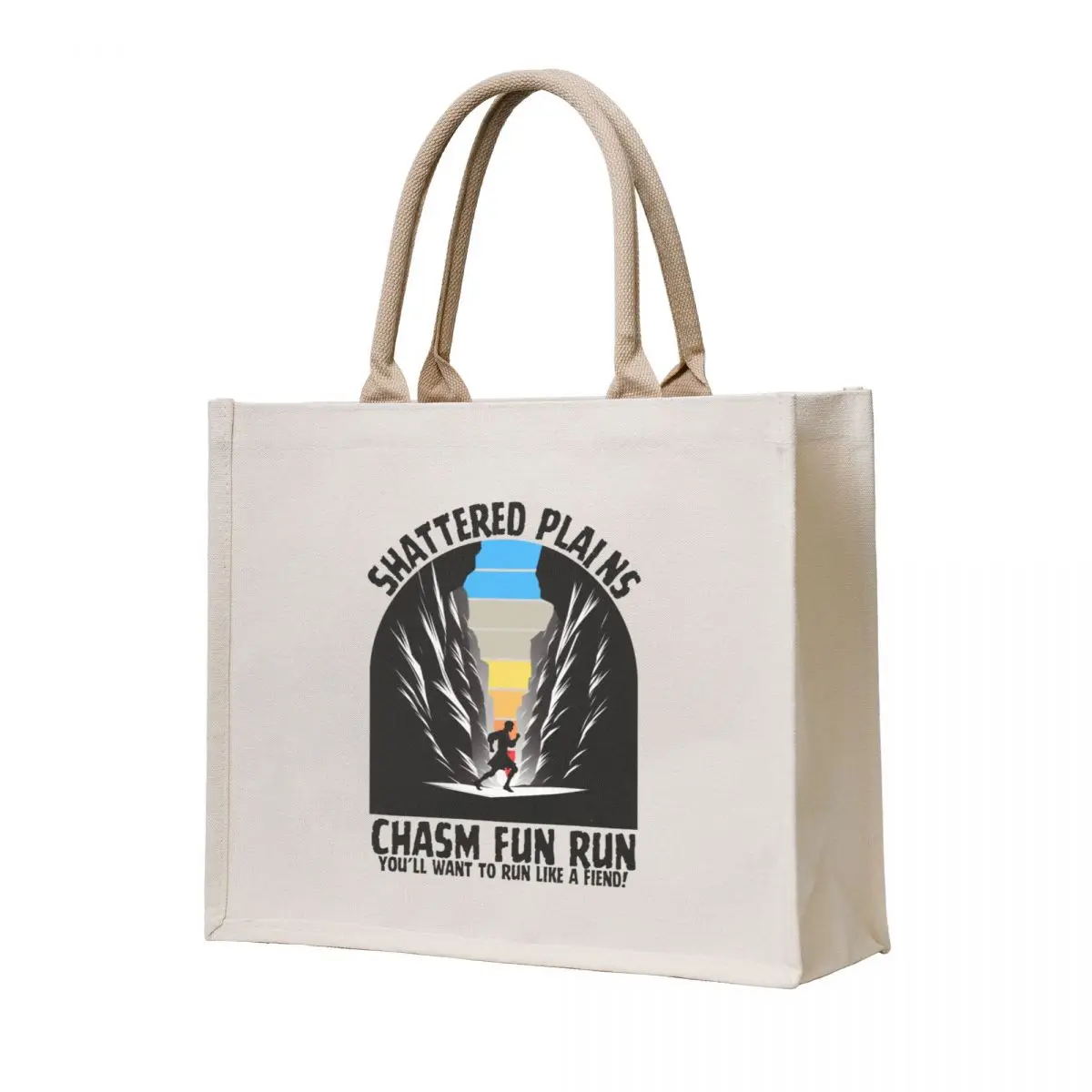 

Stormlight Archive, Shattered Plains Chasm Fun Run!, Brandon Sanderson Tote Bag Women's handbag Canvas shoulder bag