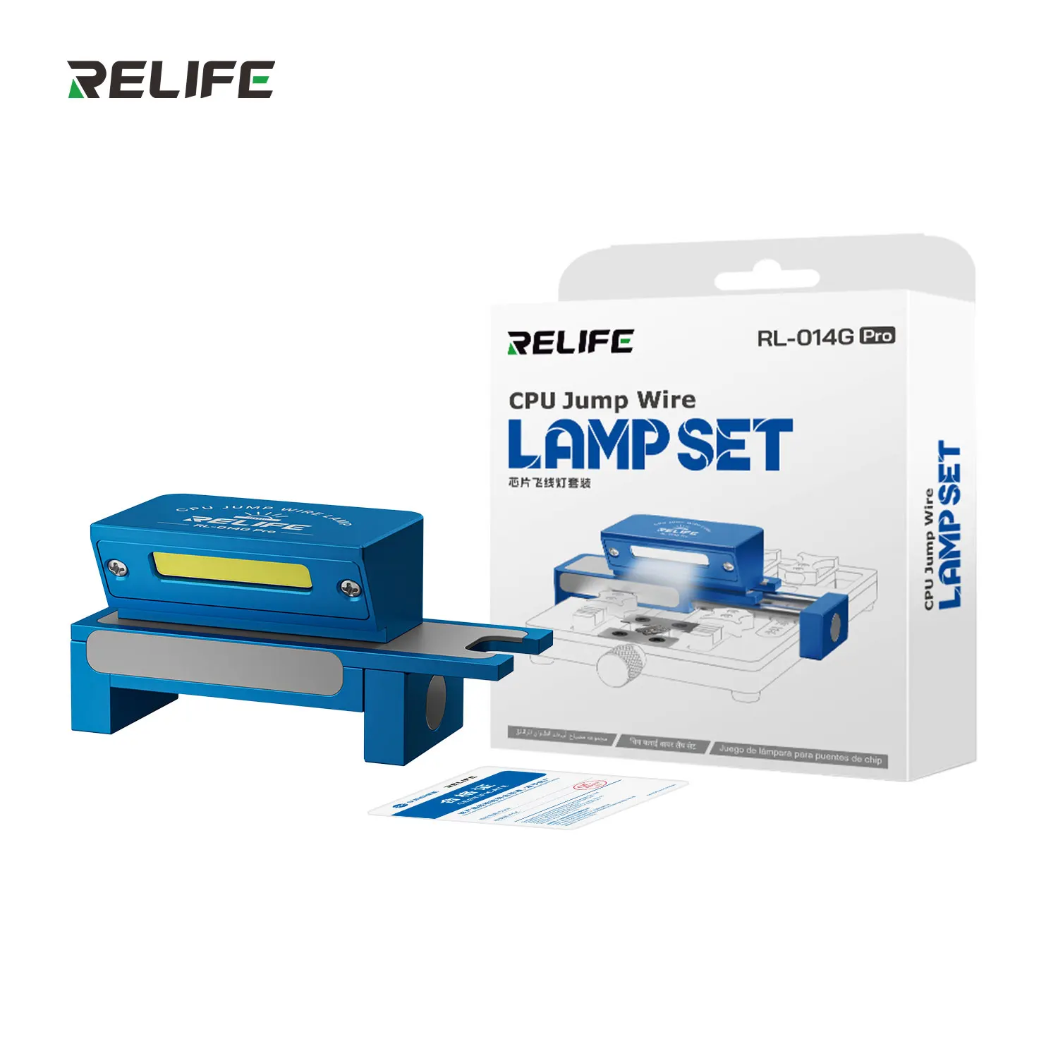 RELIFE RL‑014G Pro Chip Jump Wire Lamp SetCPU Jumper Wire Fill Light Microscope Assisted Light for PCB Repair Soldering