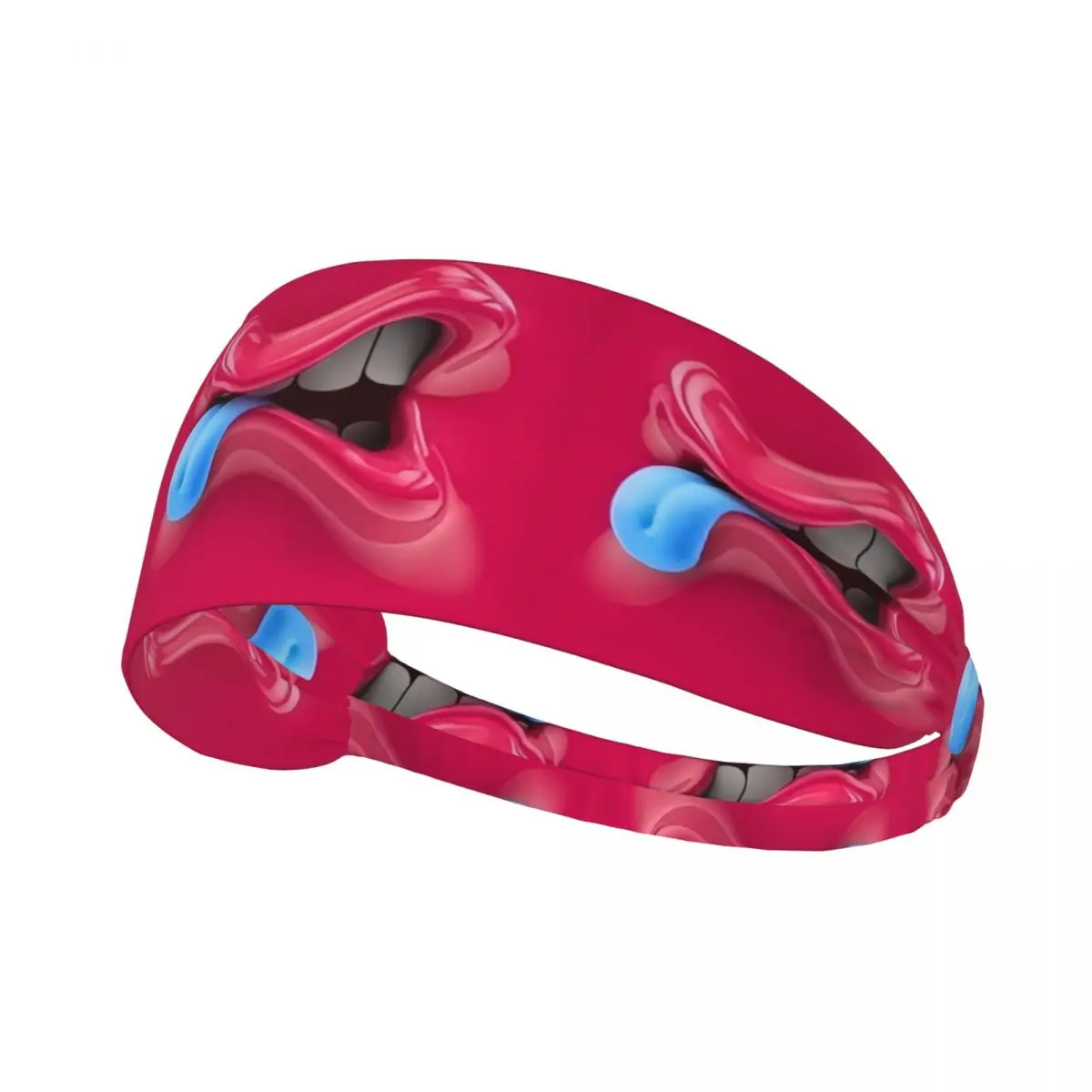 

Custom Funny Expressions Sport Headband for Women Men Elastic Moisture Wicking Exercise Sweatband