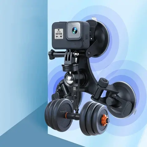 Action Camera Suction Cup for GoPro Hero11 10 9 8 7 6 Black SJCAM SJ7 Yi 4K Go Pro Mount Glass Sucker Action Camera Accessories