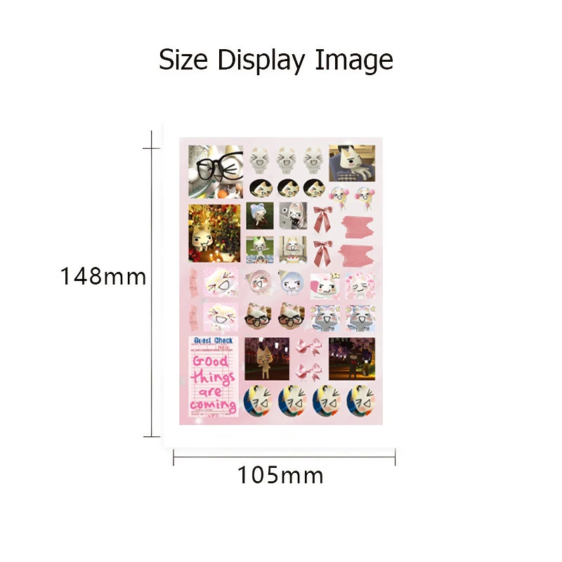8/16 Sheets Cartoon Cute Toro Inoue Puzzle Stickers PVC Material Personalized DIY Phone Laptop Waterproof Children's Stickers.