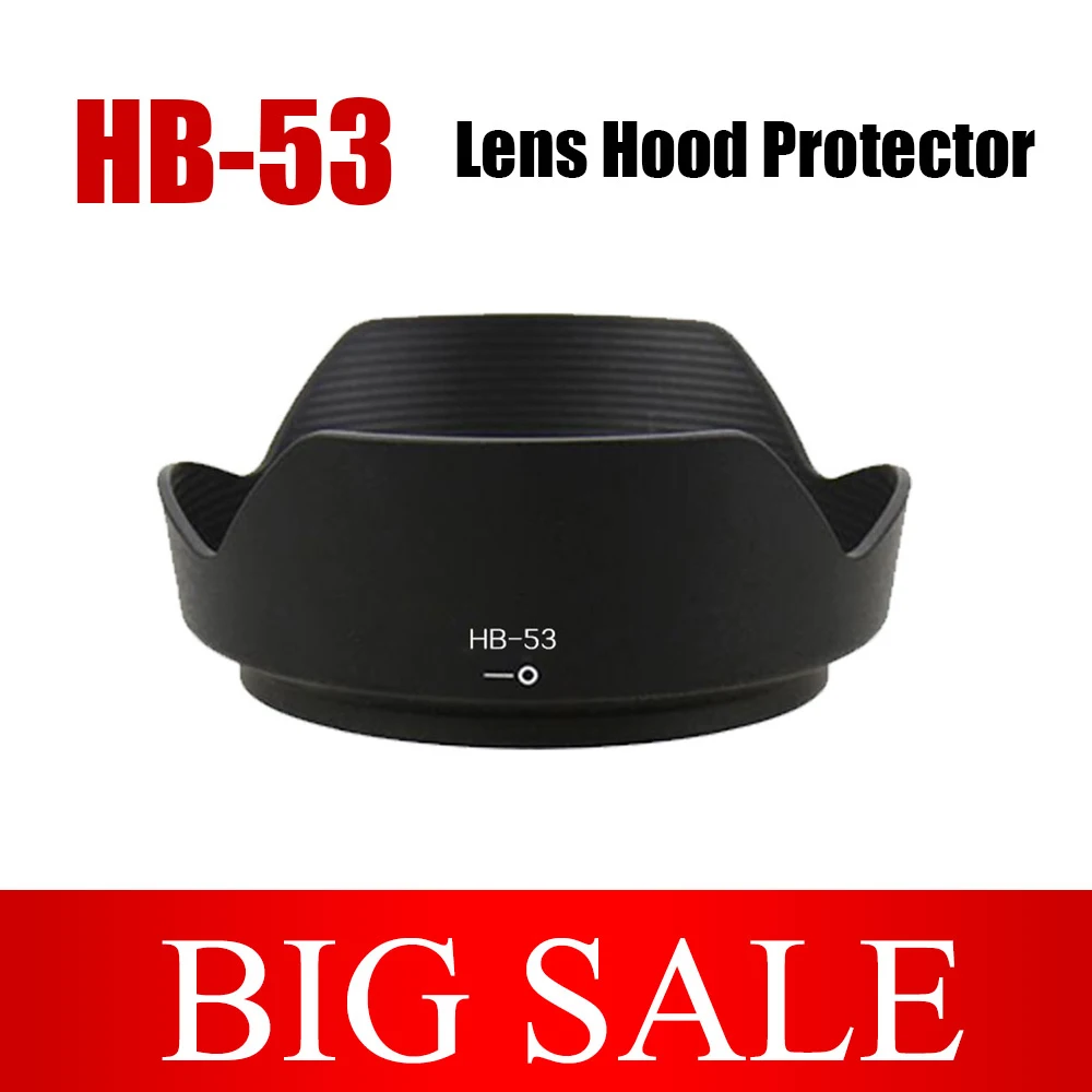 HB-53 HB53 Camera Bayonet Petal Lens Hood Reversible for Nikon D610 D750 AF-S 24-120mm f/4G ED VR Camera Accessories