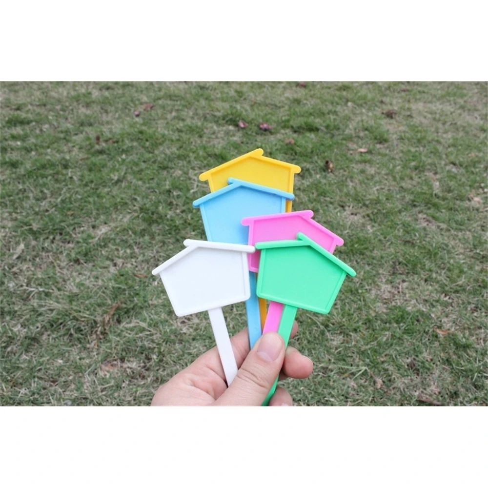 Mini Tekenen Prijs Display Tuin Bamboe Plant Labels Plastic Tag Boom Labels Bloem Tag