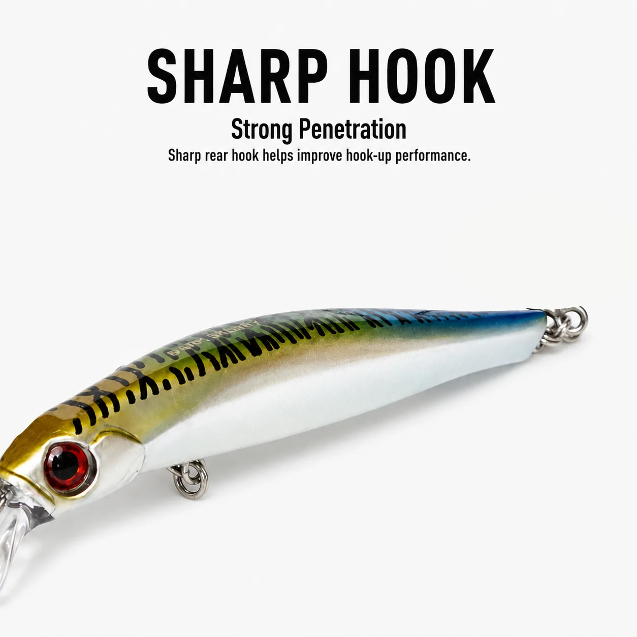 Leurre Minnow coulant DARK SKERRY 8.5g/16g, leurre dur à longue portée avec action tremblante pour le bar, l'eau douce et l'eau salée