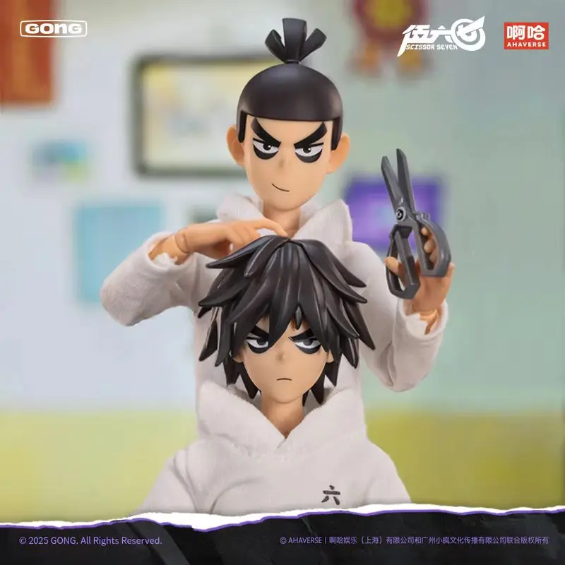 Assassin Wu Liuqi Felpa con cappuccio Versione 1/8 22 cm Bilancia Action Figure Articolata Personaggio Anime Merce Desktop Ornamento Regali