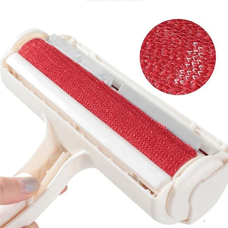Reusable Pet Hair Remover Roller Brush for Dog Cat Fur Cleaning Car Sofa Carpets Combs