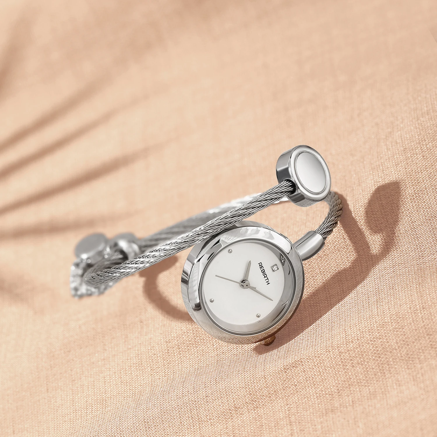 Casual, Fashionable, Versatile, Simple Stainless Steel Strap Quartz Watch