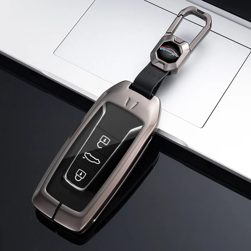 

Metal Remote Key Case Cover for Volkswagen VW Touareg 2018 2019 2020 2021 2022 2023 Keys Fob Shell Bag Protection Accessories