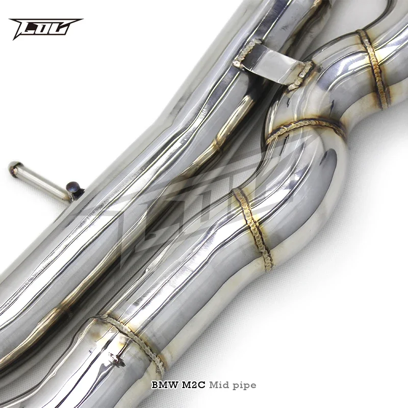 COC Sport Equal length Mid pipe For BMW M2C/M2 Competition S55 F87 3.0T 2018-2023 Stainless Steel Exhaust Pipe