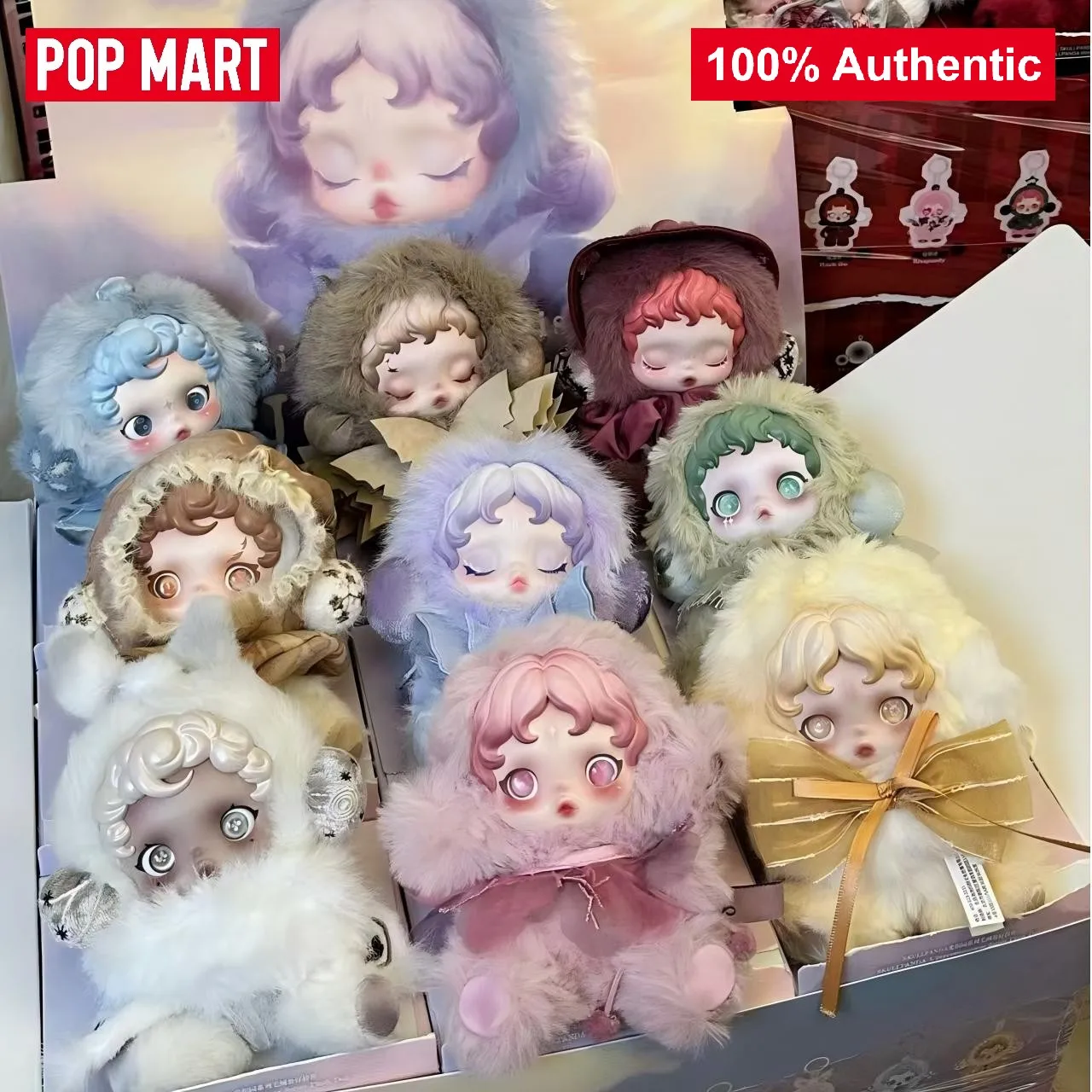 

POP MART SKULLPANDA L'impressionnisme Series Blind Box Mystery Box Guess Bag Toys Doll Cute Anime Figure Desktop Ornaments
