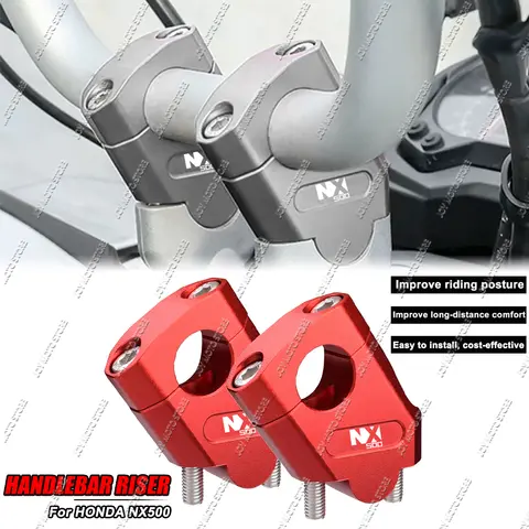 For Honda NX500 nx500 Motorcycle Handlebar Riser Bar Mount Handle Clamp Better Upright Position
