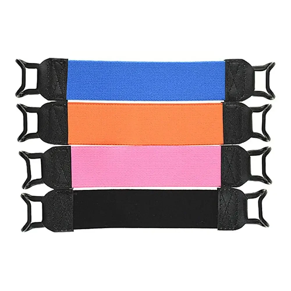 

Universal Anti-drop Security Hand Strap Holder Finger Grip PU Leather+Double-sided Velvet Elastic Belt for Pad Phone E-Reader