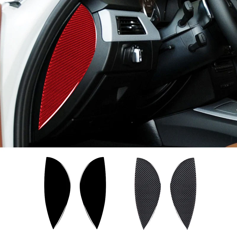 

For BMW 3 Series E90 2005 2006 2007 2008 2009 2010 2011 2012 Car Front Door Buffer Tank Pad Carbon Fiber Trim Dashboard Both Sid