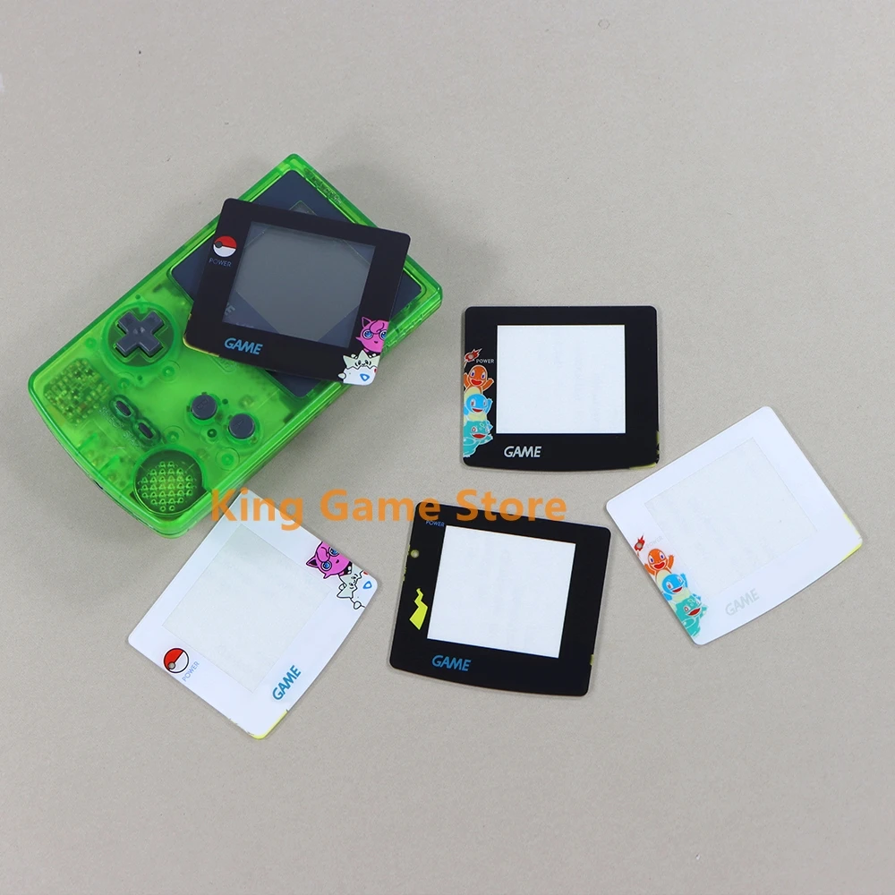 1 szt. Wzory plastikowy ekran ochronny obiektywu dla GameBoy kolor GBC plastikowy panel lustrzany wymiana wyświetlacza