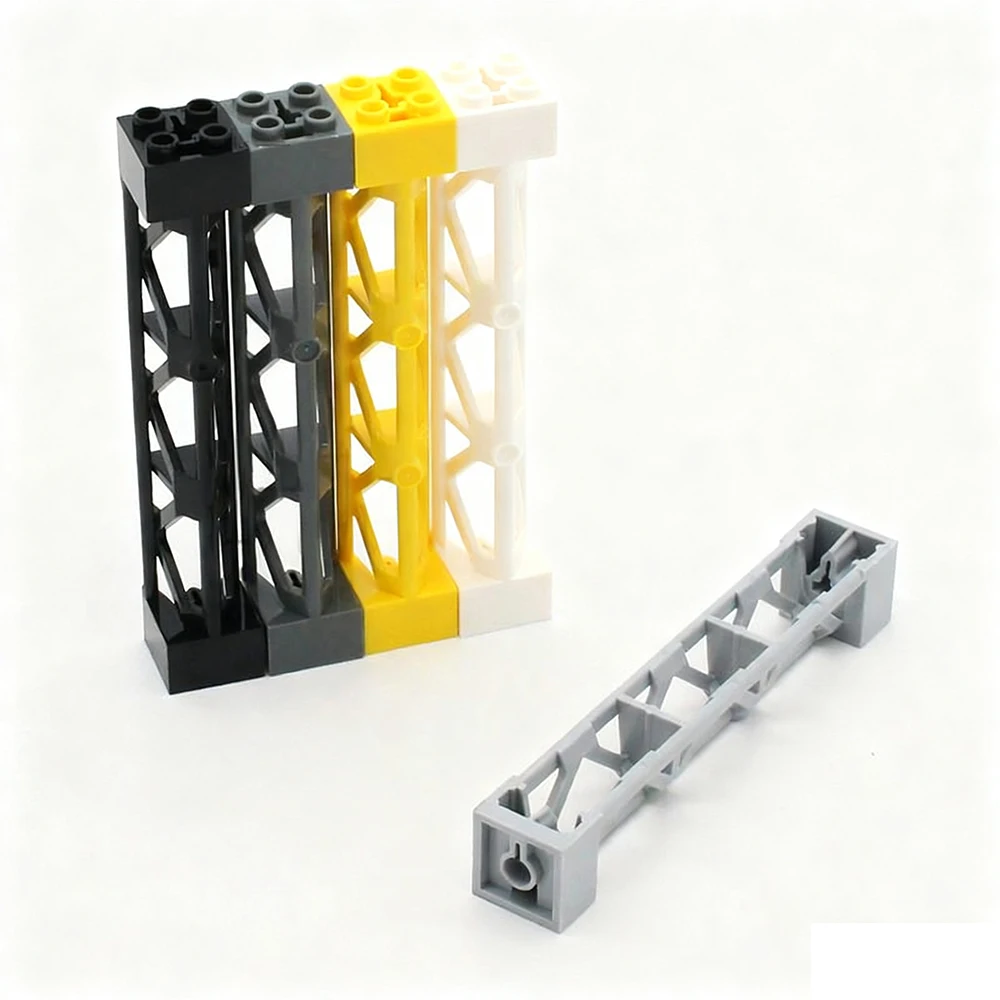 10 Uds. Bloques de construcción Moc 58827 poste de telégrafo hierro 2x2x10 viga DIY ladrillos compatibles con juguetes de arquitectura regalos de navidad