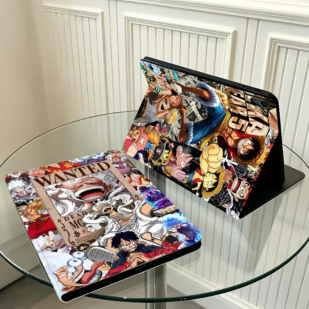 Case for Apple iPad 10th 7/8/9th Air 11 13 M4 M3 M2 A16 2026 Pro11 13 with Pencil Slot Air 4/5/6th Anime One P-Pieces