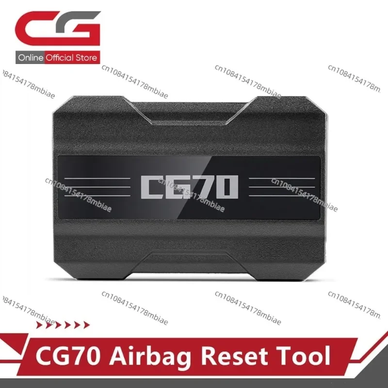 أداة إعادة ضبط الوسادة الهوائية CGDI CG70، رموز الأخطاء الواضحة