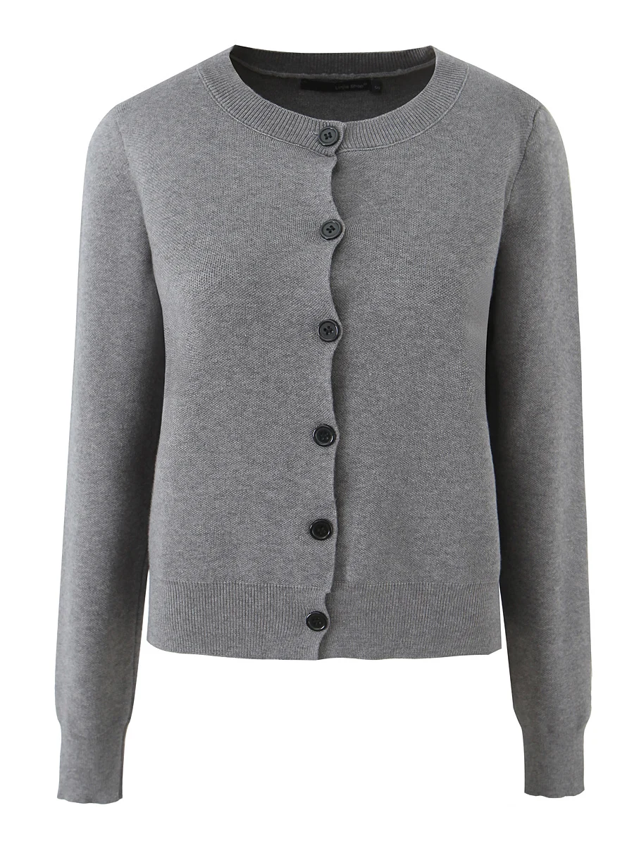 American Sle Vintage Simple correspondant ample bouton unique rond Ne Long Sve tricoté pull Cardigan deux pièces ensemble